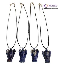 Pendentif Anges en Agate Améthyste Pierre Précieuse Pendentifs Naturels Faits à la Main Pendentifs Anges en Cristal Vente en Gros De Cristaux Amayra Exportations - Product Image 6