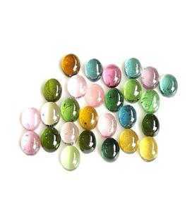 Turmalina Multicolor Natural 2mm cabujón redondo calidad piedras preciosas sueltas para la fabricación de joyas suministro al por mayor - Product Image 2