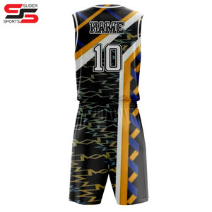 Uniforme de Baloncesto Personalizado Estilo Americano, Diseño Sublimado, Reversible, Cosido, Ropa Deportiva de Baloncesto - Product Image 4