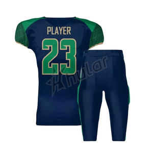 Ensembles de maillots de football américain unisexes personnalisés par sublimation, tailles plus grandes, uniforme d'équipe d'entraînement - Product Image 2