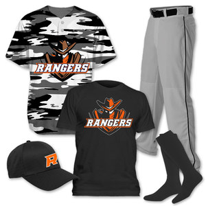 Equipo de béisbol Color sólido Malla transpirable Impresión de bricolaje Moda informal Equipo de béisbol Mezcla de algodón polivinílico Traje deportivo Ropa de verano - Product Image 1