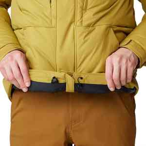 Material personalizado transpirable para hombre, alta calidad, soporte largo, impermeable, a prueba de viento, relleno de algodón, chaqueta acolchada de invierno, parte delantera - Product Image 3