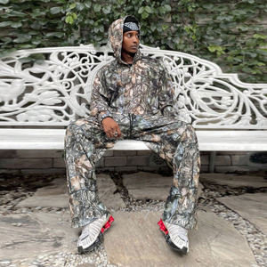 Conjunto Deportivo de Felpa con Capucha, Sublimado, Informal, de Poliéster, al por Mayor, Fabricante OEM, Marca Privada, Ropa Urbana Elegante de Secado Rápido - Product Image 3