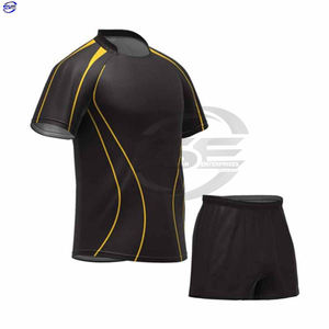 Logo personnalisé, uniforme de rugby léger à manches courtes, vêtements de sport, dernière conception et style d'ensembles de prix - Product Image 1