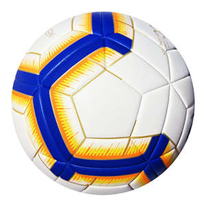 Classic Yellow Blue Dual Color Design PU Leather EVA <b>Foam</b> Size 5 <b>Football</b> Outdoor Sports Training Soccer Ball - Product Image 4