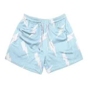 Pantalones Cortos de Verano Personalizados al por Mayor, Sublimados, de Alta Calidad, 100% Algodón, Secado Rápido, Transpirables, Ecológicos, Cintura Alta con Cordón Ajustable para Hombre - Product Image 6