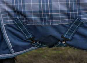 Alfombra impermeable para caballos de invierno 1200D, forro de nailon seguro, suave Aeromesh, correas de pecho de liberación rápida, transpirable, cómoda para caballos - Product Image 2