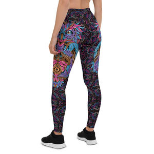 Top qualité moulant taille haute dames retard Sublimation conception Fitness porter taille adulte dames Leggings pour la formation - Product Image 2