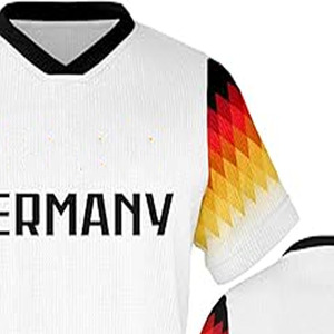 Maillot de football américain de haute qualité sublimé personnalisé uniformes de football enfants hauts de football brodés - Product Image 2