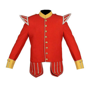 Veste décontractée pour homme, rouge, avec col montant, coupe-vent, en tissu doux, idéale pour le printemps - Product Image 1