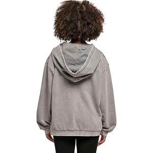Sweats à capuche délavés pour femmes, tendance, respirants, anti-rides, sweats à capuche pour femmes, épaules tombantes, sweats à capuche pour femmes 100% coton - Product Image 2