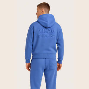 Sudadera con Capucha de Invierno Personalizada del Fabricante, 500 g/m², Gruesa, Corte Regular, para Hombre, 100% Algodón, Transpirable y Ecológica - Product Image 4