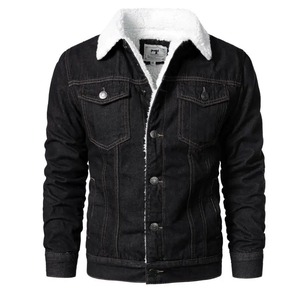 Printemps automne hommes noir Denim veste hommes tout Match coréen décontracté à la mode mâle bouton couleur unie Vintage haut nouveau - Product Image 6
