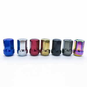 Nouveaux boulons de roue bleu fer <span class=keywords><strong>Audi</strong></span> 12X1.25mm avec écrous <span class=keywords><strong>antivol</strong></span> Serrure de sécurité de voiture de 32mm de longueur - Product Image 3