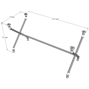 Wooden Industrial X-Shaped Pipe Leg <b>Foldable</b> <b>Office</b> <b>Desk</b> for Home <b>Office</b>-HBON010 - Product Image 6
