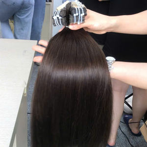 Extensiones de Cabello Vietnamita Virgen 100% Natural, Cabello Liso con Cinta Adhesiva, Trama Doble, Todos los Colores, Teñible - Product Image 1