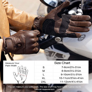 Gants en cuir de moto de course de haute qualité Dernier style Protection sportive en gros Applicable - Product Image 6