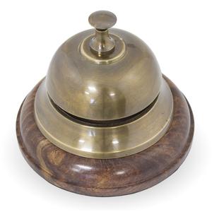 Cloche de table de haute qualité, cloche de bureau, cloche de table d'école, cloche de table de présentation, cloche de table de bureau, artisanat en métal, cloche décorative, facile à transporter, logo personnalisé - Product Image 3