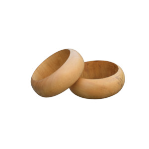 Brazaletes de madera hechos a mano de tamaño personalizado para mujer, pulsera de madera Natural de diseño único, brazalete de moda, joyería - Product Image 2