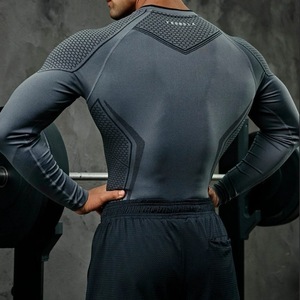 Nuova T-shirt Aderente da <span class=keywords><strong>Uomo</strong></span> per Jogging, Allenamento, Asciugatura Rapida, Palestra, Corsa - Product Image 5
