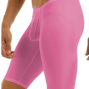 Pantalones cortos de compresión teñidos lisos informales de gran oferta para hombre, transpirables de secado rápido, resistentes, personalizados, Pakistán - Product Image 2