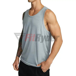 2024 Men's Workout Fitness <b>Vest</b> Tank Top Gym Wear for Bodybuilding and Running <b>Stringer</b> Shirt OEM Wholesale Service - Product Image 4