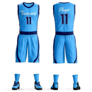 Bonne vente uniforme de basket-ball sans manches uni maillots d'entraînement de sport pour hommes ensemble vêtements de basket-ball bonne vente - Product Image 2