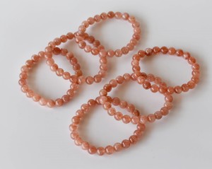 Wholesale Premium Quality Natural <b>Healing</b> Sunstone 8mm Beaded <b>Bracelet</b> for Meditation Jewelry - Product Image 3