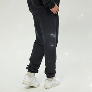 เสื้อสวมหัวผ้าฝ้ายเทอร์รี่ล้างหน้ากรดเสื้อสเวตเตอร์สีพื้นเสื้อสวมหัวไม่มีไซส์ไม่มีสาย - Product Image 3