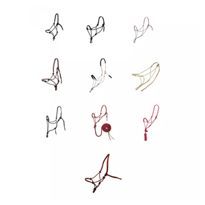 Calidad Premium Nylon trenzado Horse Racing Halter Western English Saddle Style Accesorio PP Material Cuero en venta - Product Image 4