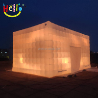 Tente gonflable de jardin, grande tente de fête de location, grande Structure de chambre de tente gonflable de fête Mobile avec belle