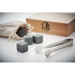 Pierres à whisky personnalisées DUNDALK, cubes de glace en pierre, gadgets - Product Image 1
