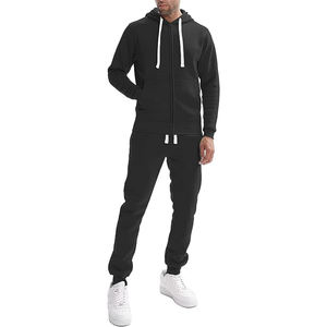 Ensemble de survêtement d'entraînement pour hommes en polyester et élasthanne 320 GSM respirant, coupe ajustée, personnalisable, fabrication OEM, marque privée - Product Image 4