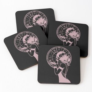 High Quality Acacia <b>Coasters</b> Factory Supply Custom Printed Tea <b>Drink</b> <b>Coasters</b> with Holder Trendy Mat/Pad Shape and Size - Product Image 2