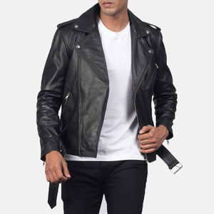 Chaquetas de moto de Color sólido con cuello levantado para hombre de calidad superior, chaqueta de exterior de gran tamaño a la moda de invierno para hombre, OEM - Product Image 6