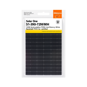 แผงโซลาร์เซลล์ Solar One S1-390-72MH 550W โมโนคริสตัลไลน์ PERC ประสิทธิภาพสูง แผ่นหลังสีขาว ได้รับการรับรองมาตรฐาน TUV - Product Image 2