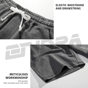 กางเกงขาสั้นวิ่งลำลองผู้ชายดีไซน์แห้งเร็วระบายอากาศได้ดีมีสไตล์พร้อมเชือกผูกเอวยางยืดสวมใส่สบายเหมาะสำหรับยิมออกกำลังกายการเดินทาง - Product Image 3