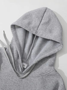 Nuevo estilo Diseño Fleece Hoodie Peso ligero Fleece Hoodie Premium Quality Winter Men's Clothing Basics, algodón mezclado - Product Image 5