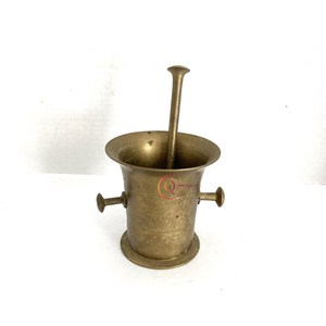 Mortero y Maja de latón macizo, producto superventas, mortero y Maja de alta calidad para fabricación, precio al por mayor, hierbas y especias - Product Image 4