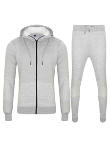 OEM nuevo conjunto de chándal para hombre Fleece Zip Hoodie Top Bottom Joggers Gym Chándales Jogging completamente personalizado - Product Image 2