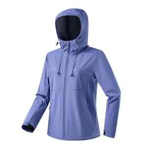 Veste Softshell Personnalisable Coupe-Vent Imperméable pour Homme – Veste Décontractée à Capuche avec Fermeture Éclair pour Hiver et Automne 2026 - Product Image 3