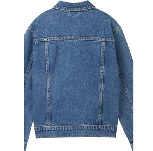 Chaqueta Vaquera Unisex de Manga Larga con Cuello Camisero, Estilo Formal de Primavera, Bordada, 100% Algodón, con Bolsillos - Product Image 5