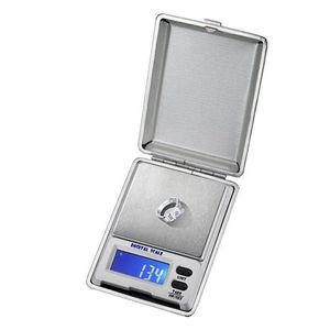 Báscula Digital de Bolsillo de Precisión LCD 100g X 0.01g con Estuche Rígido Forrado en Cuero de AEK-Tech BJ-DS-18 - Product Image 1