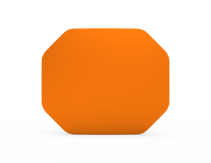 Panneau frontal décoratif en aluminium orange / Type mural Décentralisé Zephyr Clean Air Haute Efficacité Anti-poussière HRV - Product Image 1