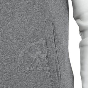 ชุดกีฬาผ้าฝ้าย100% สำหรับผู้ชายชุดวอร์มระบายอากาศพิมพ์โลโก้ตามสั่ง - Product Image 6