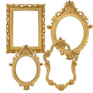 Cadre de miroir en bois antique décoratif de luxe nouveau look avec un design artisanal unique pour les intérieurs de salle à manger sur le thème vintage - Product Image 4