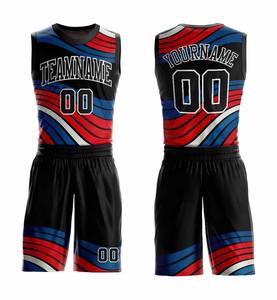 ชุดบาสเก็ตบอลขายส่ง คุณภาพสูง แบบไม่มีแขน ออกแบบเองสำหรับทีม - Product Image 4