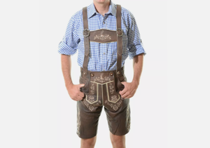 Pantalones cortos de color sólido informales para hombre Lederhosen Oktoberfest bávaro ajustado personalizado de calidad superior - Product Image 5