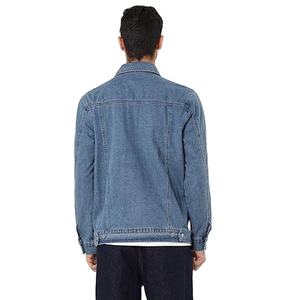 Veste en jean d'hiver pour homme, coupe-vent, construction en toile, confort durable, logo sur le devant, 100% coton - Product Image 2