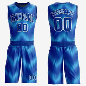 OEM sublimación ropa deportiva baloncesto kits personalizados impresos baloncesto conjuntos al por mayor personalizado poliéster baloncesto uniforme para los hombres - Product Image 2